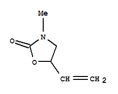 (9ci)-5-乙烯-3-甲基-2-噁唑烷酮結(jié)構(gòu)式_758722-92-8結(jié)構(gòu)式