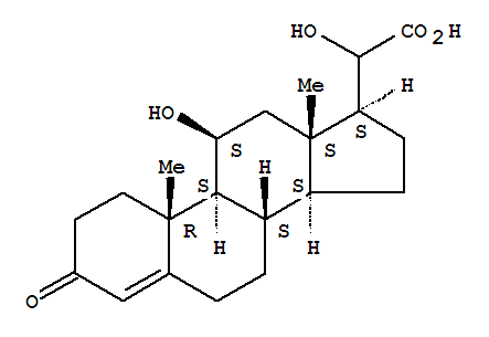 20-Dihydro-corticosterone 21-carboxylic acid Structure,75879-79-7Structure