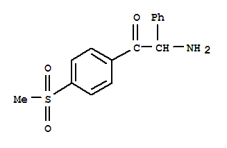 Ethanone, 2-amino-1-[4-(methylsulfonyl)phenyl]-2-phenyl- Structure,759395-57-8Structure