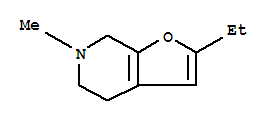 (9ci)-2-乙基-4,5,6,7-四氫-6-甲基-呋喃并[2,3-c]吡啶結(jié)構(gòu)式_759422-67-8結(jié)構(gòu)式