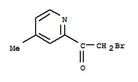 (9ci)-2-溴-1-(4-甲基-2-吡啶)-乙酮結(jié)構(gòu)式_759442-78-9結(jié)構(gòu)式