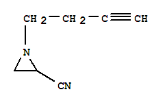 2-Aziridinecarbonitrile,1-(3-butynyl)-(9ci) Structure,75985-42-1Structure