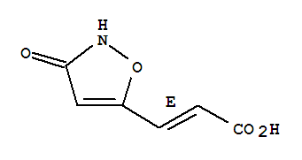 2-Propenoicacid,3-(2,3-dihydro-3-oxo-5-isoxazolyl)-,(e)-(9ci) Structure,75989-16-1Structure