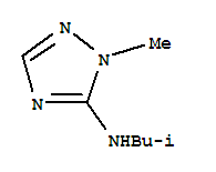 1H-1,2,4-triazol-5-amine,1-methyl-n-(2-methylpropyl)-(9ci) Structure,760115-72-8Structure