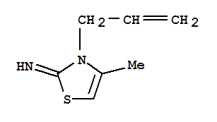 2(3H)-thiazolimine,4-methyl-3-(2-propenyl)-(9ci)Structure,760918-54-5Structure 2(3H)-thiazolimine,4-methyl-3-(2-propenyl)-(9ci) Structure,760918-54-5Structure