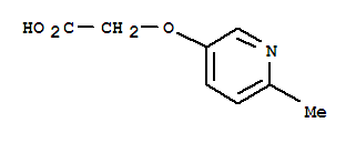 Acetic acid, [(6-methyl-3-pyridinyl)oxy]-(9ci) Structure,760938-66-7Structure