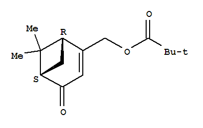 [(1R,5r)-6,6-dimethyl-4-oxobicyclo[3.1.1]hept-2-en-2-yl]methyl pivalate Structure,76163-96-7Structure