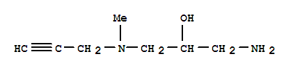 2-Propanol,1-amino-3-(methyl-2-propynylamino)-(9ci) Structure,762217-92-5Structure