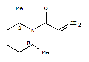 Piperidine, 2,6-dimethyl-1-(1-oxo-2-propenyl)-, (2r,6s)-rel-(9ci) Structure,762287-47-8Structure