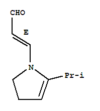 2-Propenal,3-[2,3-dihydro-5-(1-methylethyl)-1h-pyrrol-1-yl]-,(e)-(9ci) Structure,76238-08-9Structure