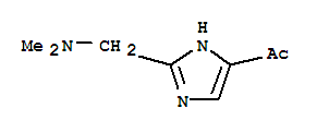 Ethanone, 1-[2-[(dimethylamino)methyl]-1h-imidazol-4-yl]-(9ci) Structure,763887-37-2Structure