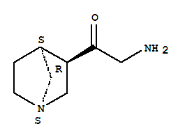 Ethanone, 2-amino-1-(1-azabicyclo[2.2.1]hept-3-yl)-, endo-(9ci) Structure,763891-52-7Structure