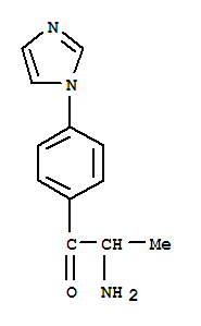 1-Propanone, 2-amino-1-[4-(1h-imidazol-1-yl)phenyl]- Structure,763913-25-3Structure