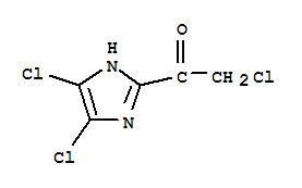 Ethanone, 2-chloro-1-(4,5-dichloro-1h-imidazol-2-yl)-(9ci) Structure,76431-05-5Structure