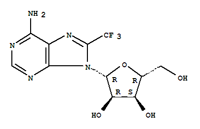 8-(Trifluoromethyl)adenosine Structure,76513-89-8Structure