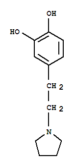 1,2-Benzenediol, 4-[2-(1-pyrrolidinyl)ethyl]-(9ci) Structure,765841-73-4Structure