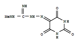 Hydrazinecarboximidamide, n-methyl-2-(tetrahydro-2,4,6-trioxo-5(2h)-pyrimidinylidene)-(9ci) Structure,765842-38-4Structure