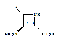 2-Azetidinecarboxylicacid,3-(dimethylamino)-4-oxo-,(2s-trans)-(9ci) Structure,765861-74-3Structure