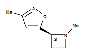 (s)-(9ci)-3-甲基-5-(1-甲基-2-氮雜啶)-異噁唑結(jié)構(gòu)式_767262-92-0結(jié)構(gòu)式