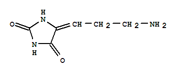 (9ci)-5-(3-氨基亞丙基)-2,4-咪唑啉二酮結(jié)構(gòu)式_767275-86-5結(jié)構(gòu)式