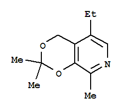 4H-1,3-dioxino[4,5-c]pyridine,5-ethyl-2,2,8-trimethyl-(9ci) Structure,767569-06-2Structure