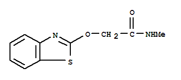 Acetamide, 2-(2-benzothiazolyloxy)-n-methyl-(9ci) Structure,76855-79-3Structure