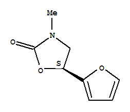 (5s)-(9ci)-5-(2-呋喃)-3-甲基-2-噁唑烷酮結(jié)構(gòu)式_769140-93-4結(jié)構(gòu)式