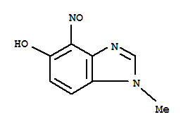 1H-benzimidazol-5-ol,1-methyl-4-nitroso-(9ci) Structure,76971-09-0Structure