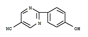 2-(4-Hydroxyphenyl)-5-pyrimidinecarbonitrile Structure,77017-54-0Structure