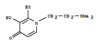 (9ci)-1-[2-(二甲基氨基)乙基]-2-乙基-3-羥基-4(1H)-吡啶酮結構式_770697-44-4結構式