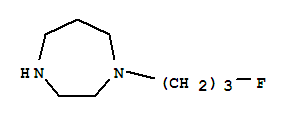 1-(3-氟-丙基)-[1,4]二氮雜烷結(jié)構(gòu)式_770700-55-5結(jié)構(gòu)式