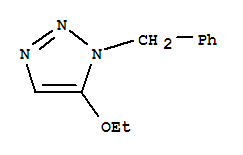 1H-1,2,3-triazole,5-ethoxy-1-(phenylmethyl)-(9ci) Structure,77077-99-7Structure