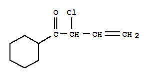 3-Buten-1-one, 2-chloro-1-cyclohexyl-(9ci) Structure,77131-93-2Structure