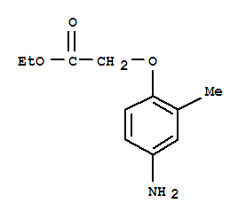 Acetic acid, (4-amino-2-methylphenoxy)-, ethyl ester (9ci) Structure,771457-99-9Structure