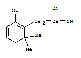 Propanedinitrile, [(2,6,6-trimethyl-1,3-cyclohexadien-1-yl)methyl]-(9ci) Structure,771548-71-1Structure