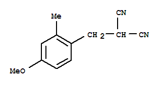 Propanedinitrile, [(4-methoxy-2-methylphenyl)methyl]-(9ci) Structure,771549-71-4Structure