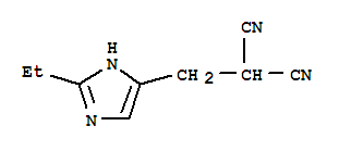 Propanedinitrile, [(2-ethyl-1h-imidazol-4-yl)methyl]-(9ci) Structure,771554-12-2Structure