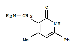 2(1H)-pyridinone,3-(aminomethyl)-4-methyl-6-phenyl-(9ci) Structure,771573-87-6Structure