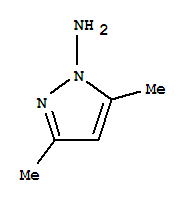 1H-pyrazol-1-amine,3,5-dimethyl-(9ci) Structure,77202-06-3Structure