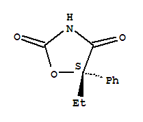 (s)-(9ci)-5-乙基-5-苯基-2,4-噁唑啉二酮結(jié)構(gòu)式_77207-58-0結(jié)構(gòu)式