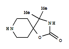 (9ci)-4,4-二甲基-1-噁-3,8-二氮雜螺[4.5]癸烷-2-酮結(jié)構(gòu)式_77211-49-5結(jié)構(gòu)式