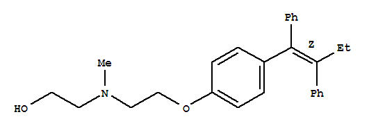 N-methyl-n-(2-hydroxyethyl)tamoxifen Structure,77214-91-6Structure