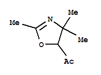 Ethanone, 1-(4,5-dihydro-2,4,4-trimethyl-5-oxazolyl)-(9ci) Structure,77219-10-4Structure