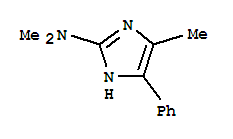 1H-imidazol-2-amine,n,n,4-trimethyl-5-phenyl-(9ci) Structure,772998-05-7Structure