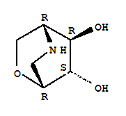 (9ci)-(1r,4r,7s,8r)-2-噁-5-氮雜雙環(huán)[2.2.2]辛烷-7,8-二醇結(jié)構(gòu)式_773038-78-1結(jié)構(gòu)式