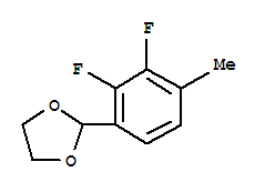 1,3-Dioxolane,2-(2,3-difluoro-4-methylphenyl)-(9ci) Structure,773093-17-7Structure