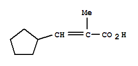 2-Propenoicacid,3-cyclopentyl-2-methyl-(9ci) Structure,773112-99-5Structure