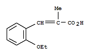 2-Propenoicacid,3-(2-ethoxyphenyl)-2-methyl-(9ci) Structure,773120-24-4Structure