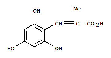 2-Propenoic acid, 2-methyl-3-(2,4,6-trihydroxyphenyl)-(9ci) Structure,773120-32-4Structure