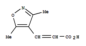 2-Propenoicacid,3-(3,5-dimethyl-4-isoxazolyl)-(9ci) Structure,773129-55-8Structure